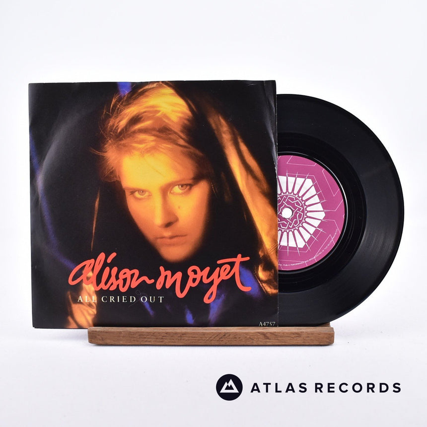 Alison Moyet All Cried Out 7" Vinyl Record - Front Cover & Record