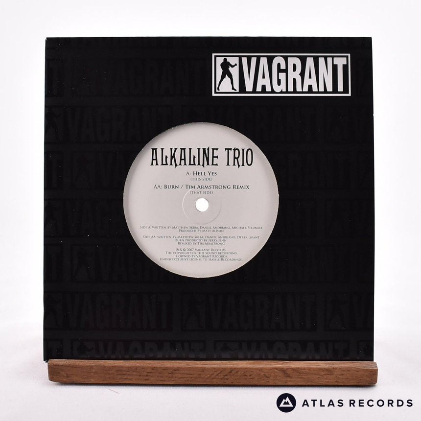 Alkaline Trio Hell Yes 7" Vinyl Record - Front Cover & Record