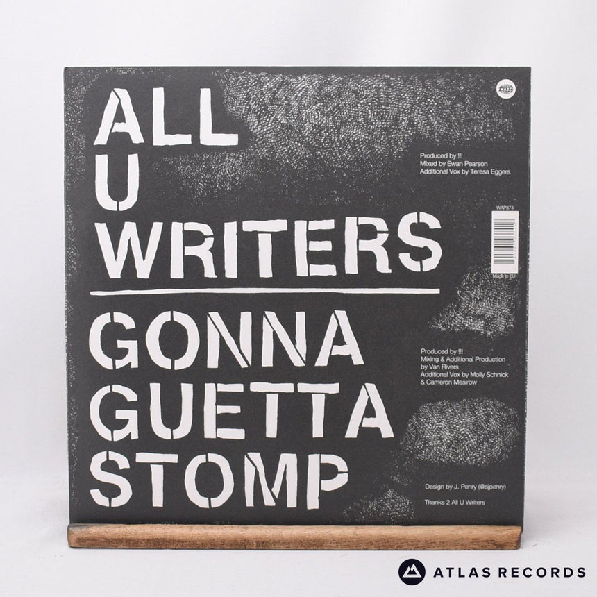 !!! - All U Writers / Gonna Guetta Stomp - 12" Vinyl Record - NM/EX