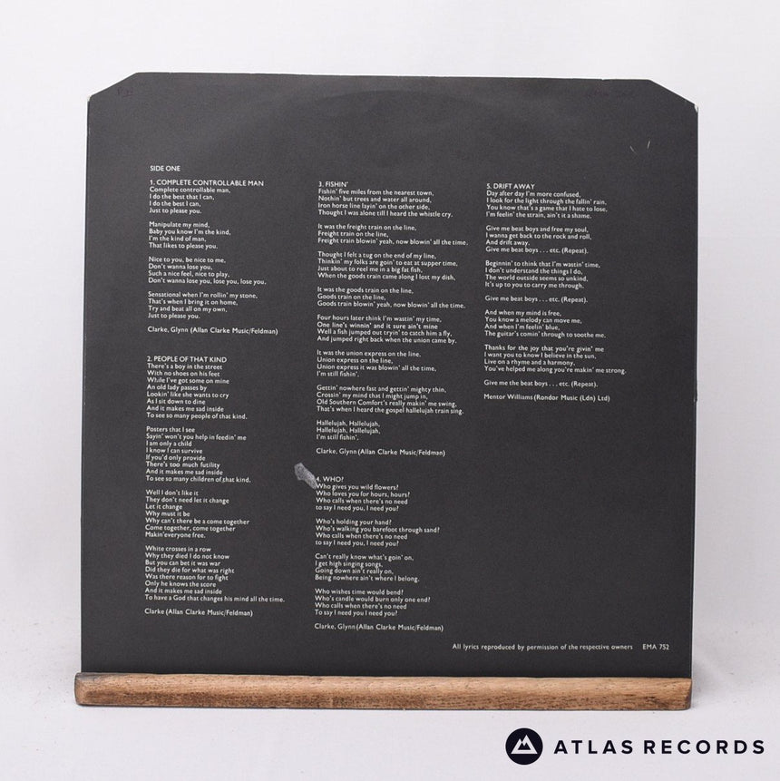 Allan Clarke - Headroom - Gatefold LP Vinyl Record - EX/VG+