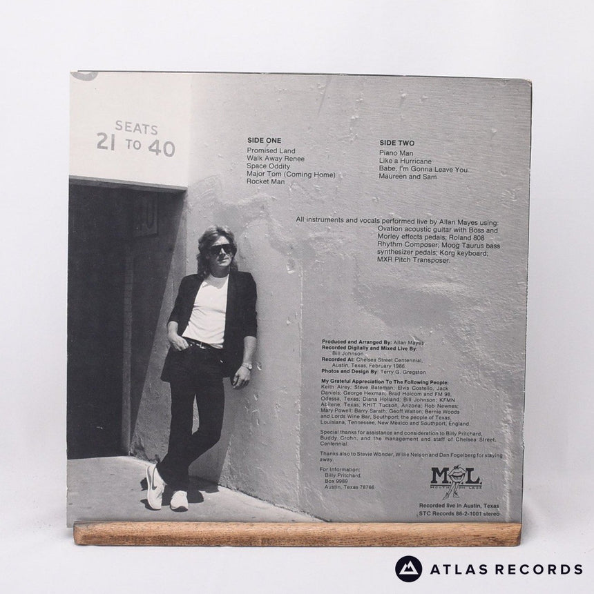 Allan Mayes - Stumbling In The Aisle - Signed Usa LP Vinyl Record - EX/EX