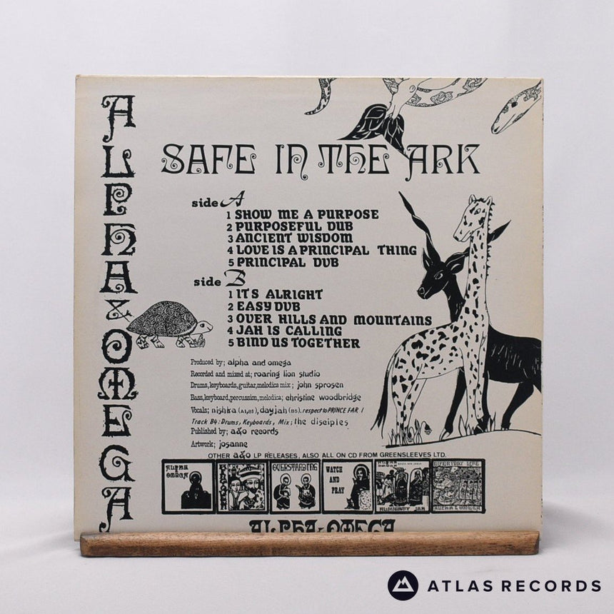 Alpha & Omega - Safe In The Ark - LP Vinyl Record - EX/VG+