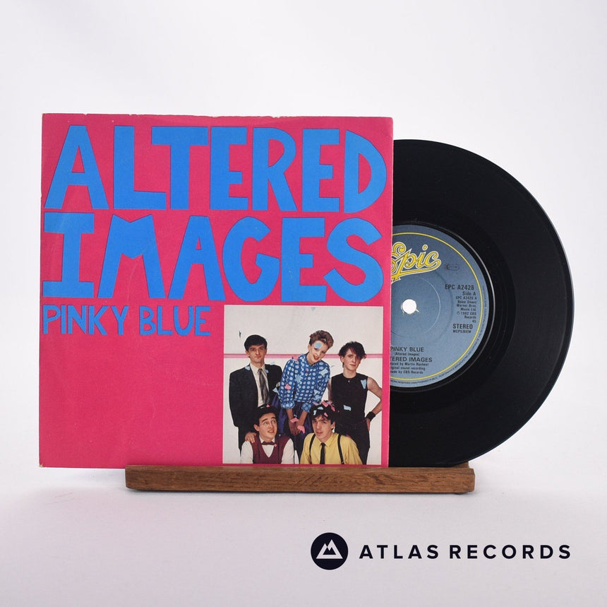 Altered Images Pinky Blue 7" Vinyl Record - Front Cover & Record