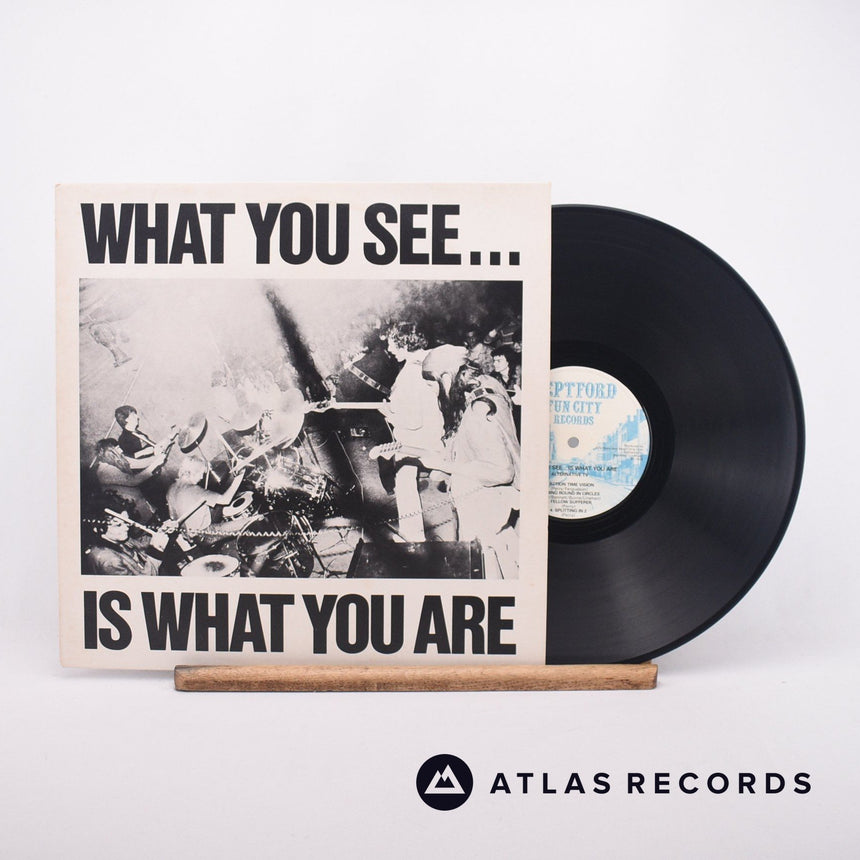 Alternative TV What You See... Is What You Are LP Vinyl Record - Front Cover & Record