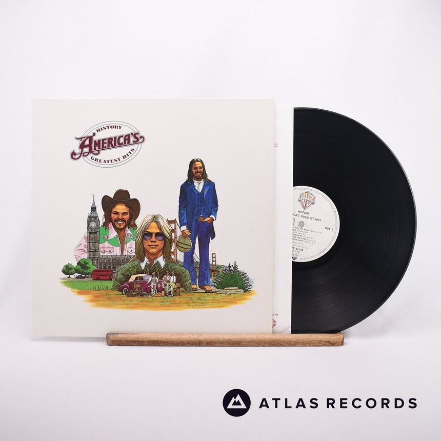 America History · America's Greatest Hits LP Vinyl Record - Front Cover & Record