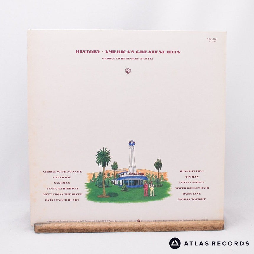 America - History · America's Greatest Hits - Htm A1 B1 LP Vinyl Record - EX/EX