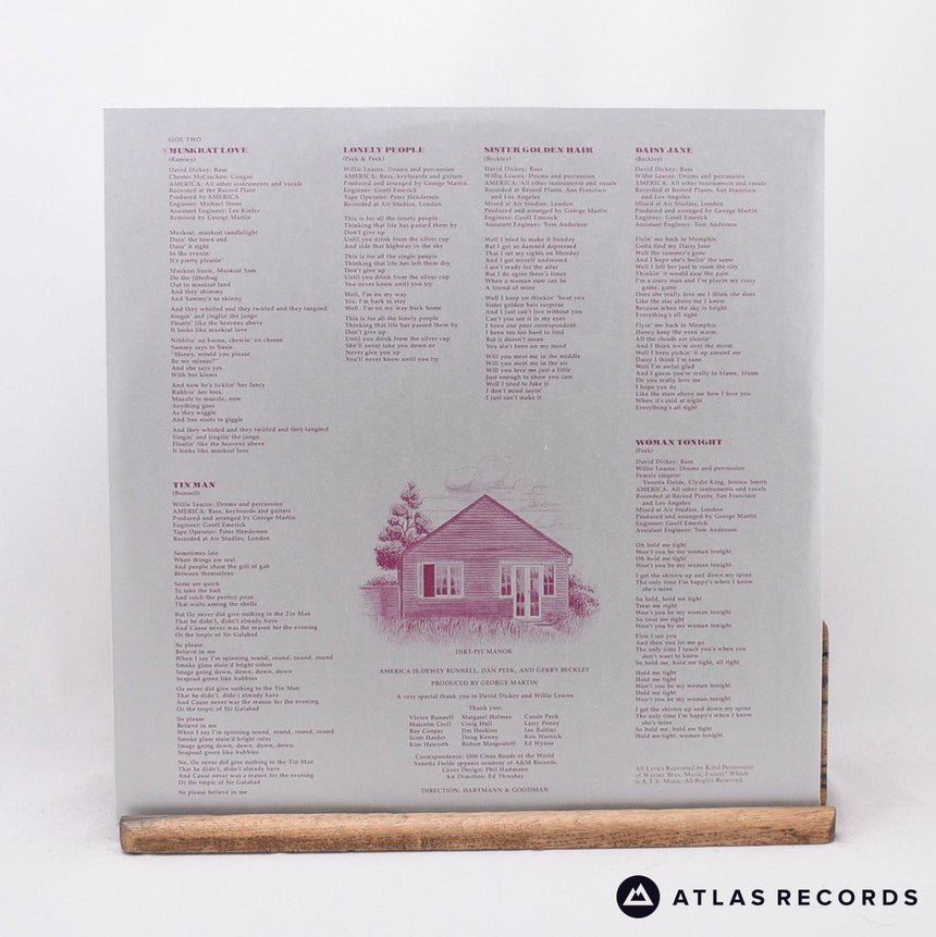 America - History · America's Greatest Hits - Htm A1 B1 LP Vinyl Record - EX/EX