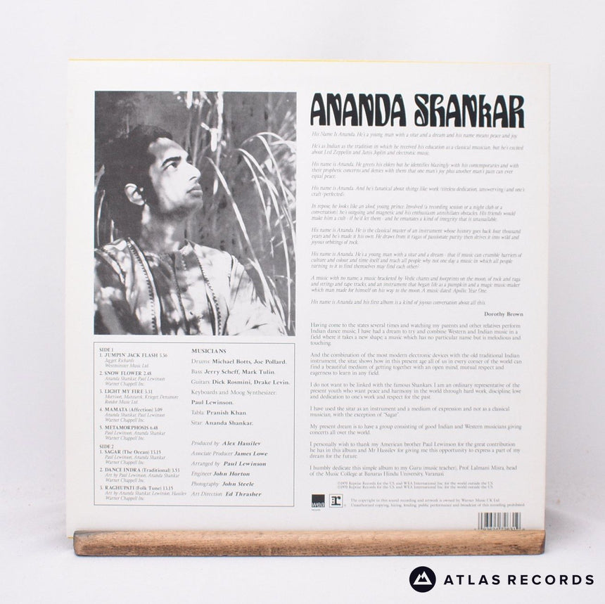 Ananda Shankar - Ananda Shankar - Reissue LP Vinyl Record - NM/EX