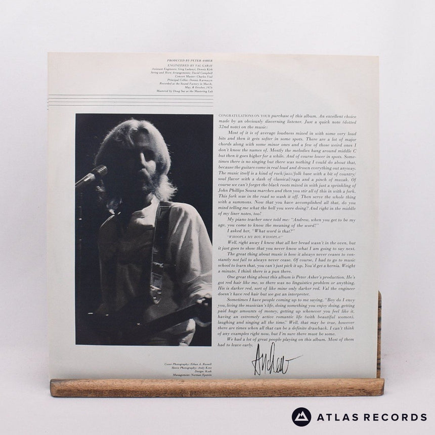 Andrew Gold - What's Wrong With This Picture? - LP Vinyl Record - VG+/VG+