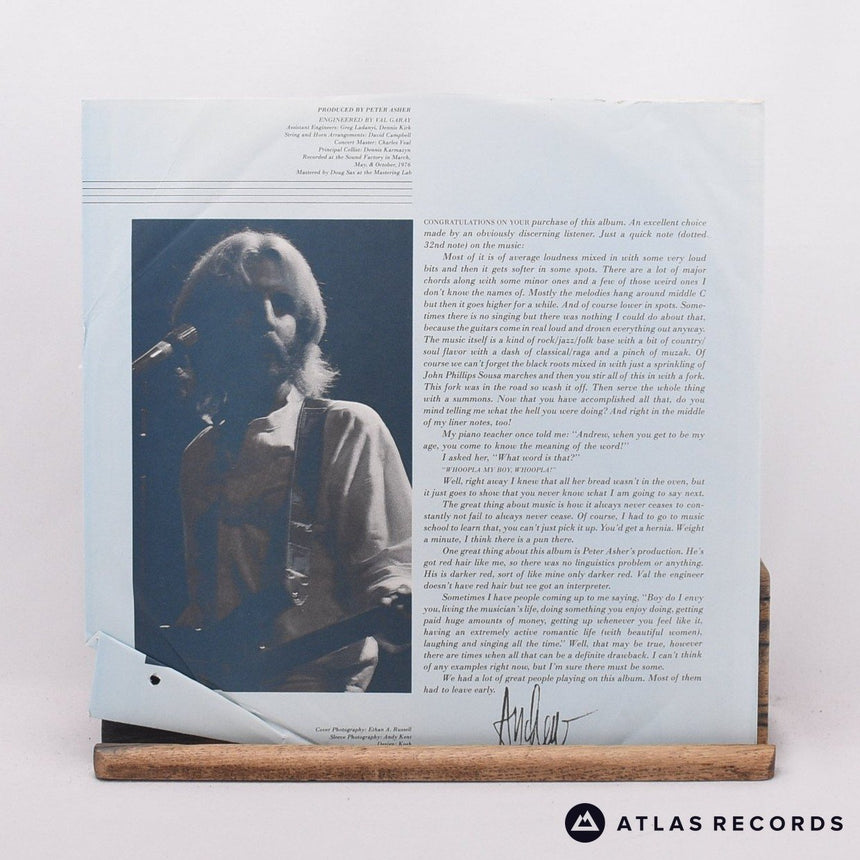 Andrew Gold - What's Wrong With This Picture? - -A -B LP Vinyl Record - VG+/EX