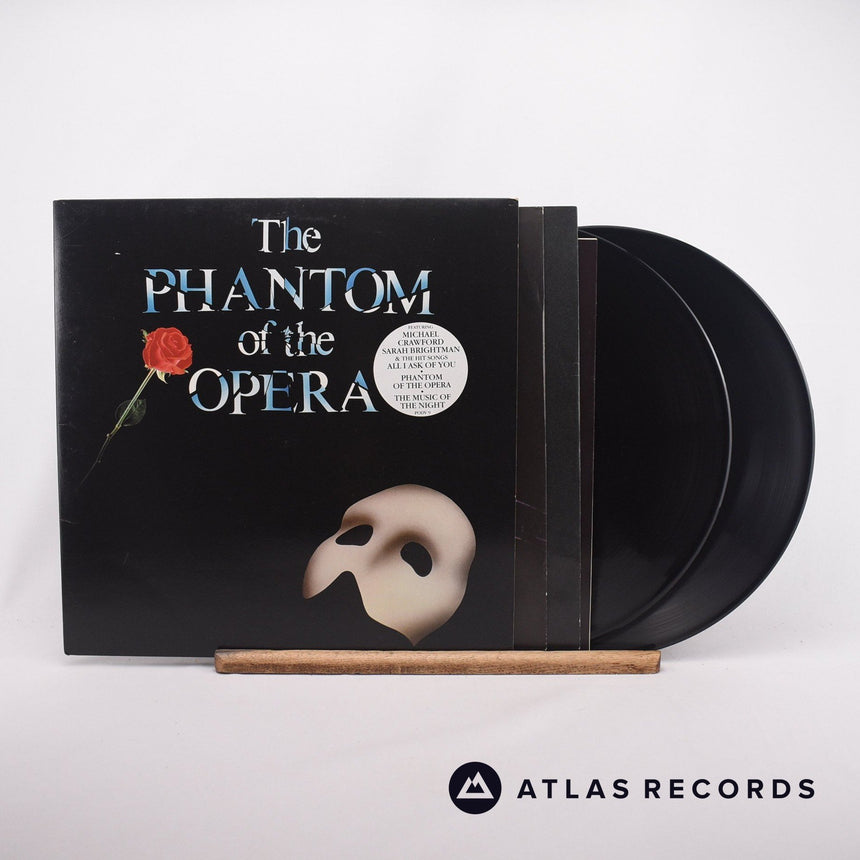 Andrew Lloyd Webber The Phantom Of The Opera 2 x LP Vinyl Record - Front Cover & Record