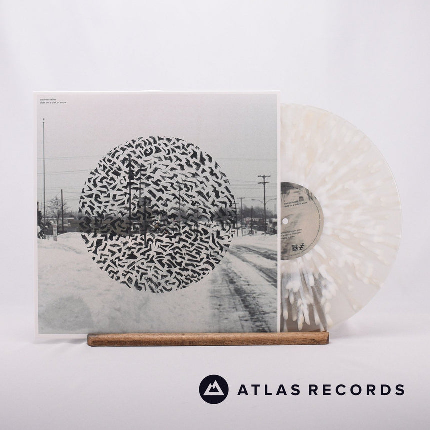 Andrew Ostler Dots On A Disk Of Snow LP Vinyl Record - Front Cover & Record