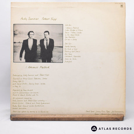 Andy Summers - I Advance Masked - A1 B1 LP Vinyl Record - EX/EX