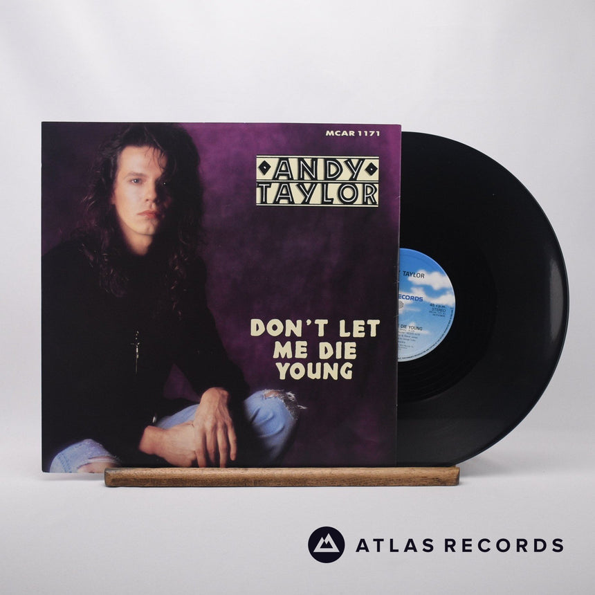 Andy Taylor Don't Let Me Die Young 12" Vinyl Record - Front Cover & Record