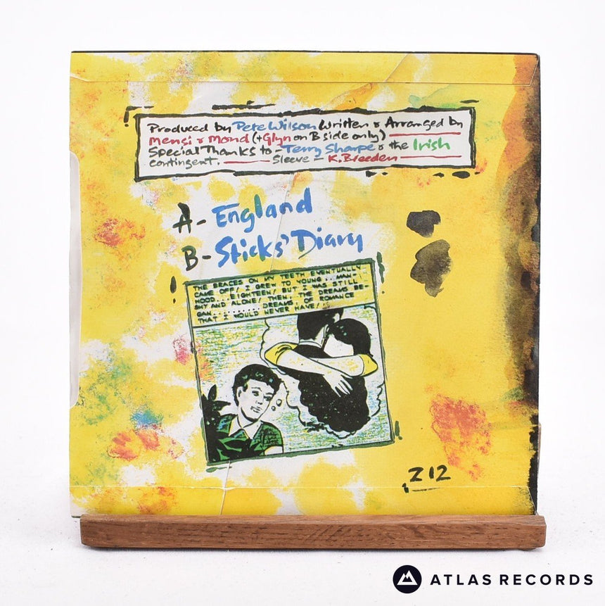 Angelic Upstarts - England - 7" Vinyl Record - VG+/VG+