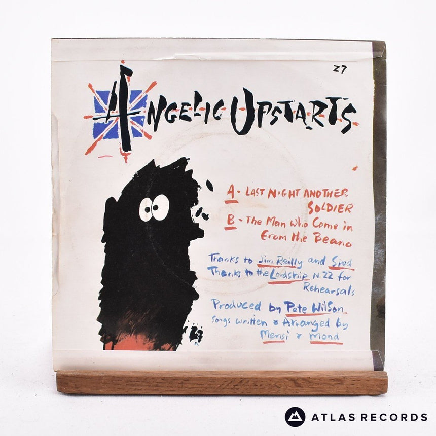 Angelic Upstarts - Last Night Another Soldier - 7" Vinyl Record - VG+/VG+