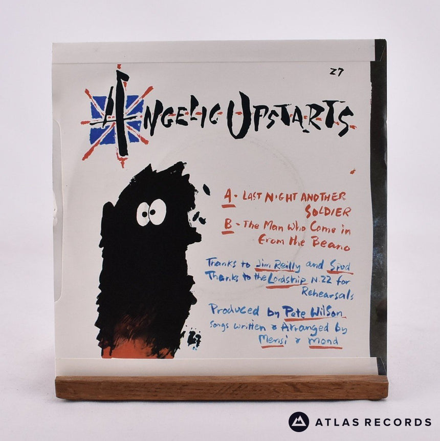 Angelic Upstarts - Last Night Another Soldier - 7" Vinyl Record - EX/EX