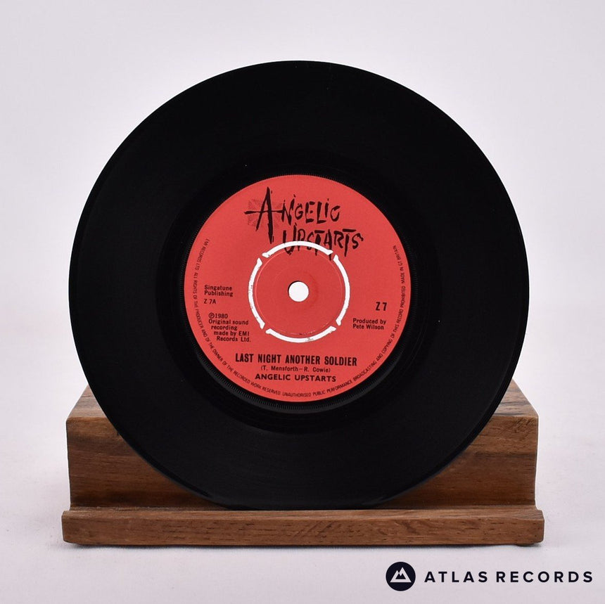 Angelic Upstarts - Last Night Another Soldier - 7" Vinyl Record - EX/EX