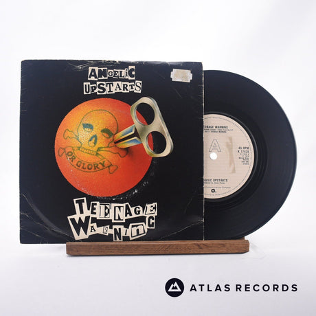 Angelic Upstarts Teenage Warning 7" Vinyl Record - Front Cover & Record