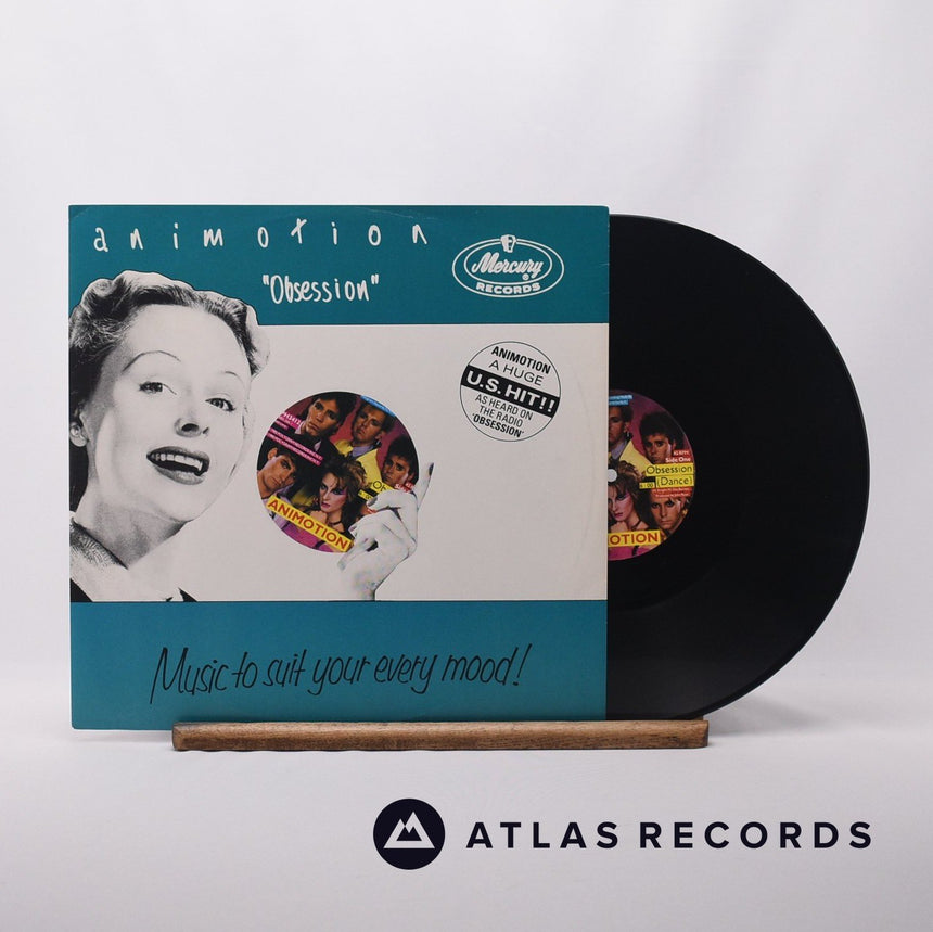 Animotion Obsession 12" Vinyl Record - Front Cover & Record