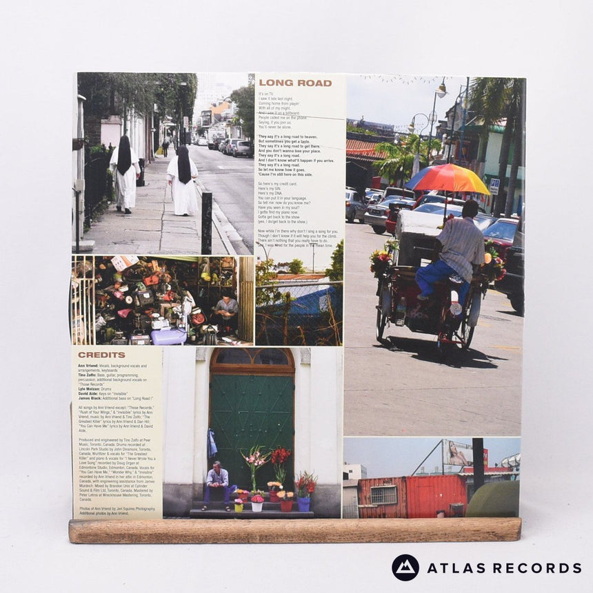 Ann Vriend - For The People In The Meantime - Canada A B LP Vinyl Record - EX/EX