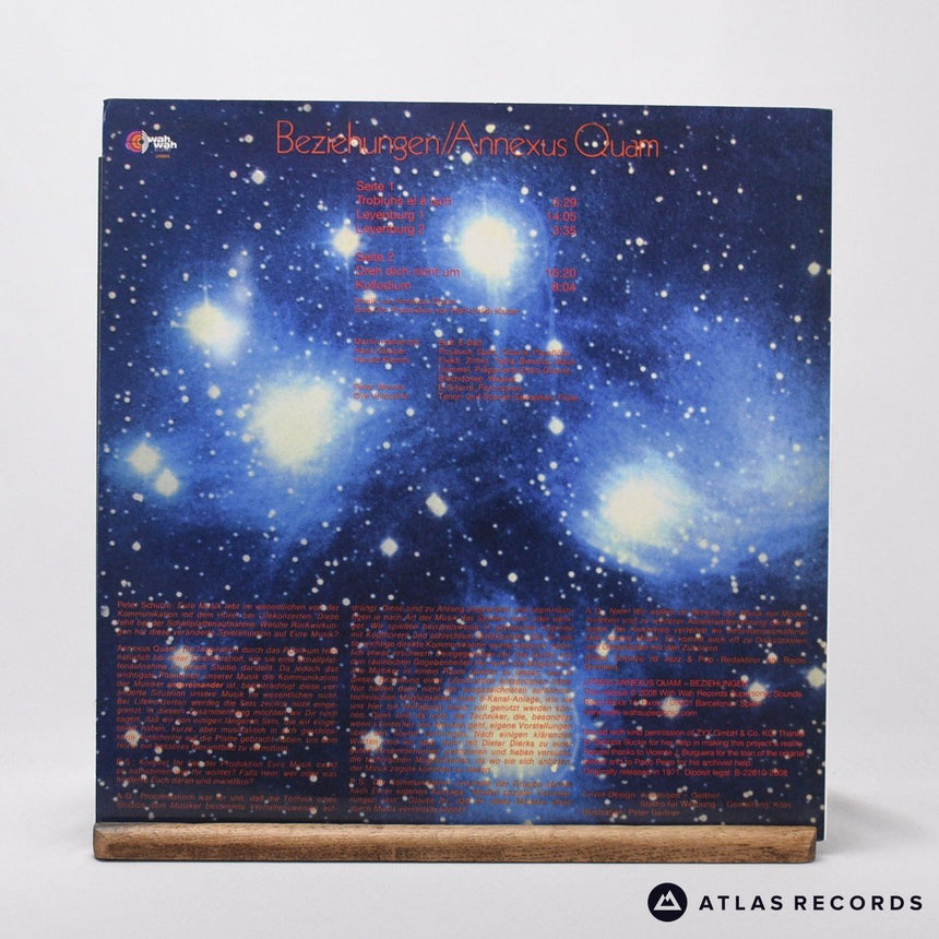 Annexus Quam - Beziehungen - Reissue LP Vinyl Record - EX/EX