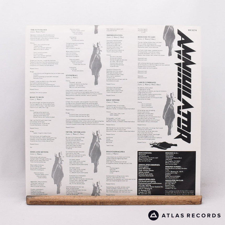 Annihilator - Never, Neverland - LP Vinyl Record - EX/EX