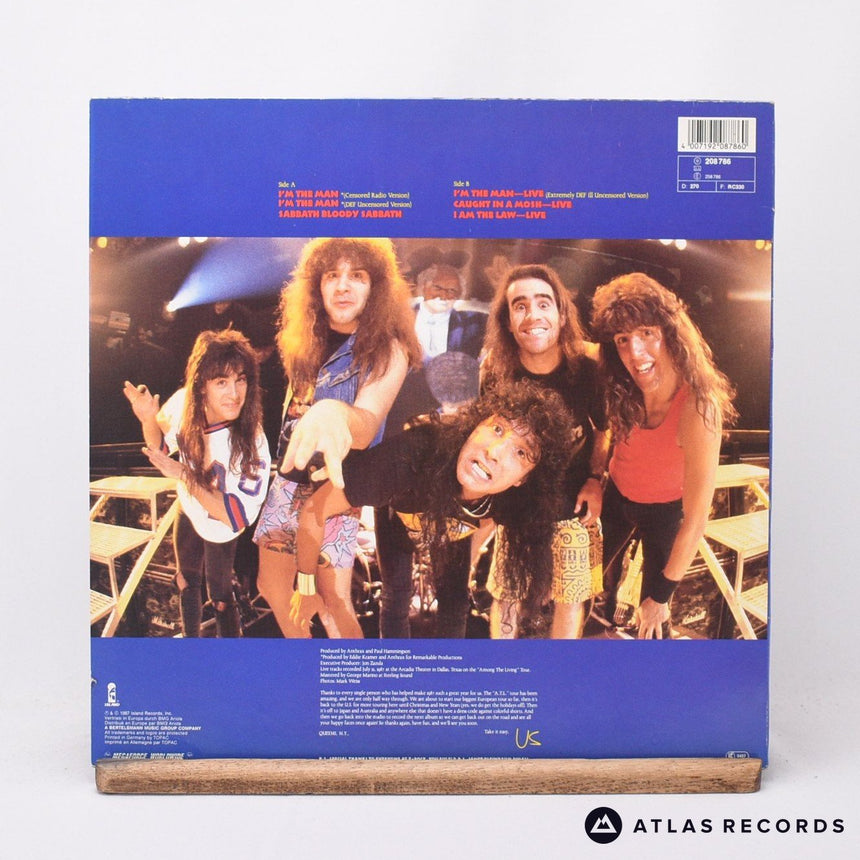 Anthrax - I'm The Man - 12" Vinyl Record - EX/EX