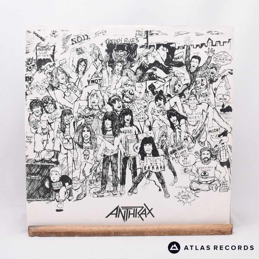 Anthrax - Spreading The Disease - Mpo Repress Timtom LP Vinyl Record - VG+/EX