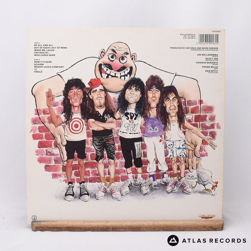 Anthrax - State Of Euphoria - Insert A-1 B-1 LP Vinyl Record - EX/EX