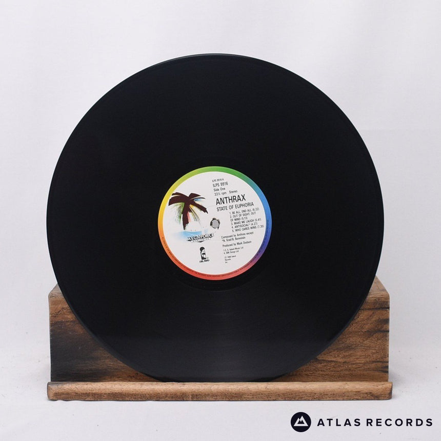 Anthrax - State Of Euphoria - Insert A-1 B-1 LP Vinyl Record - EX/EX