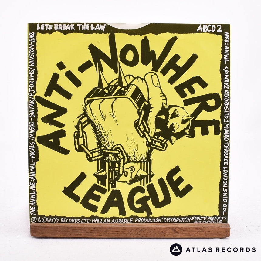 Anti-Nowhere League - I Hate...People - 7" Vinyl Record - EX/EX