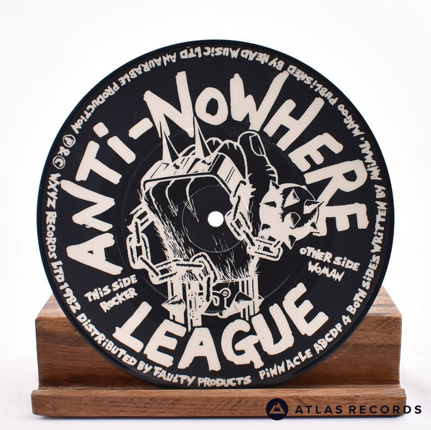 Anti-Nowhere League - Woman - Picture Disc 7" Vinyl Record - VG+
