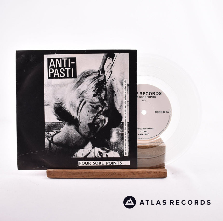 Anti-Pasti Four Sore Points.... 7" Vinyl Record - Front Cover & Record