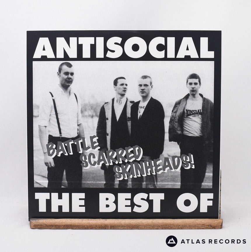 Antisocial - Battle Scarred Skinheads - Reissue A B LP Vinyl Record - NM/NM