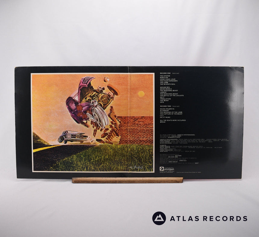 Aphrodite's Child - 666 - Reissue Gatefold Y//1 Double LP Vinyl Record - VG+/VG+