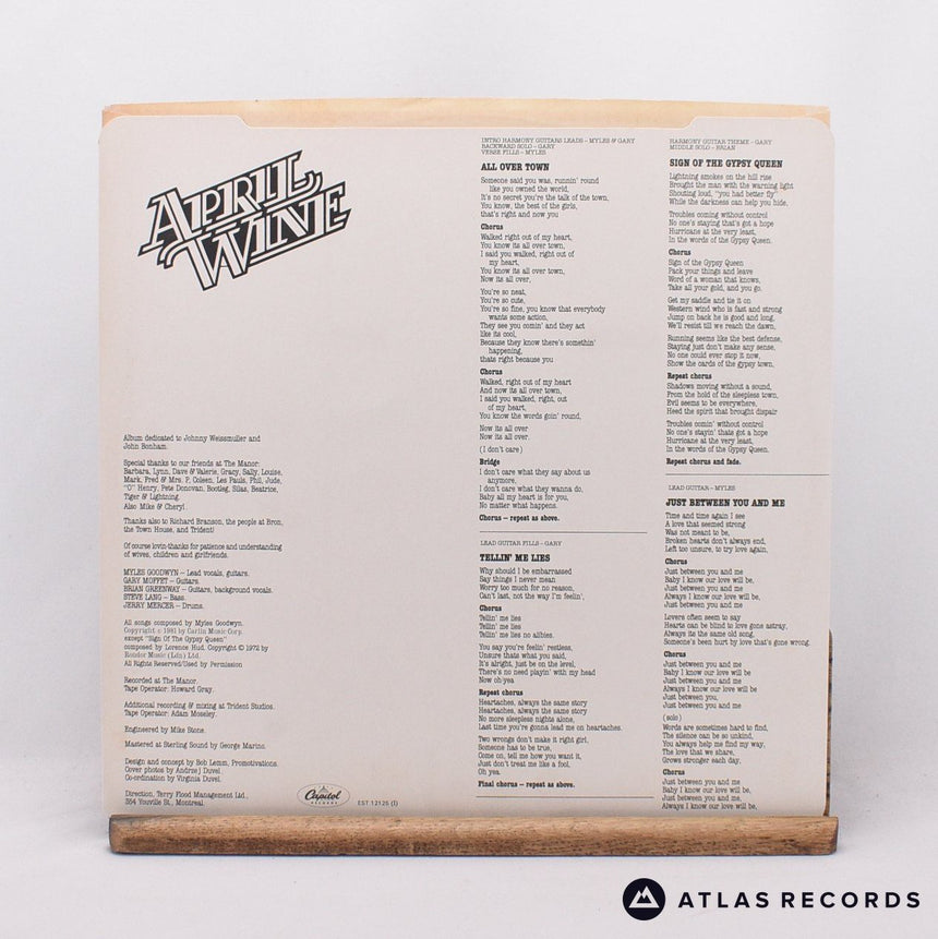 April Wine - The Nature Of The Beast - LP Vinyl Record - EX/EX