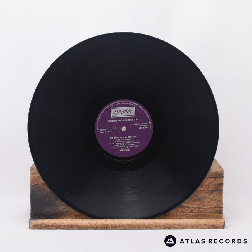 April Wine - The Whole World's Goin' Crazy - LP Vinyl Record - EX/EX