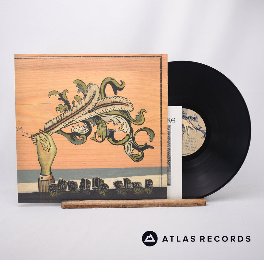 Arcade Fire Funeral LP Vinyl Record - Front Cover & Record
