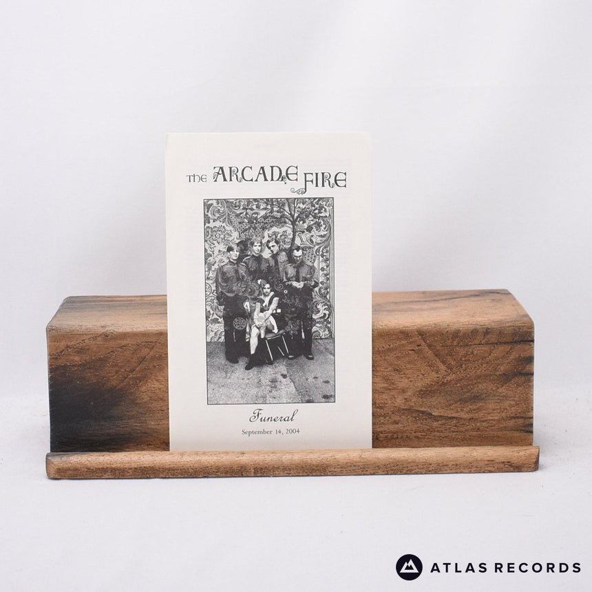 Arcade Fire - Funeral - Embossed Sleeve Insert -A -B LP Vinyl Record - NM/EX