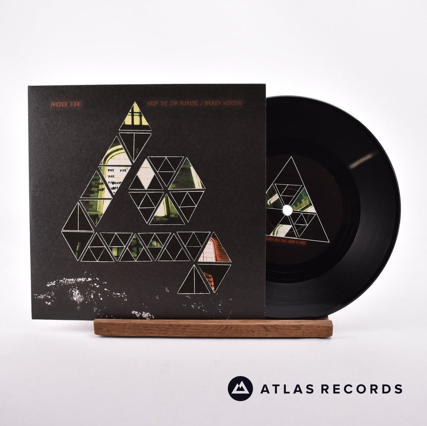 Arcade Fire Keep The Car Running 7" Vinyl Record - Front Cover & Record