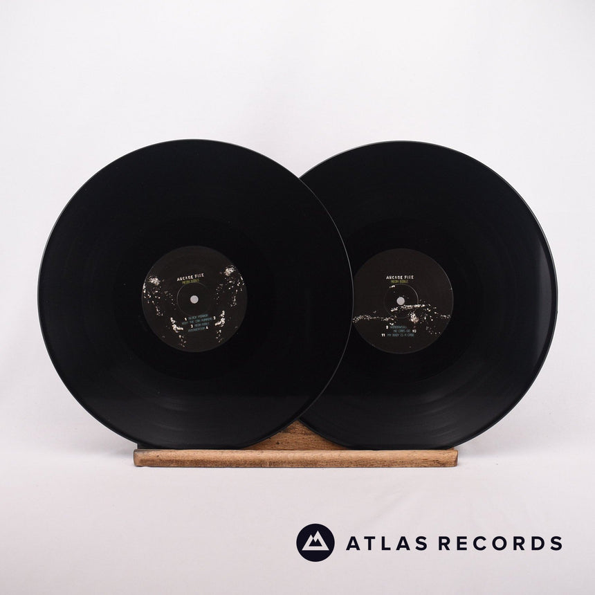 Arcade Fire - Neon Bible - Etched Reissue A B C 2 x LP Vinyl Record - NM/NM