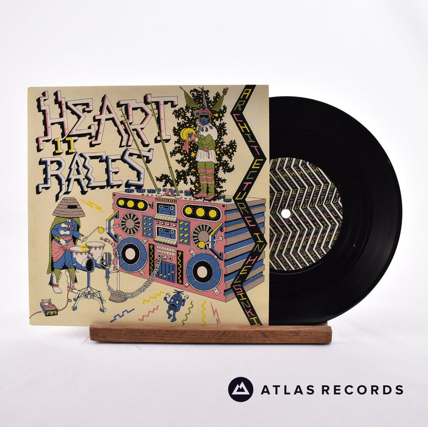 Architecture In Helsinki Heart It Races 7" Vinyl Record - Front Cover & Record