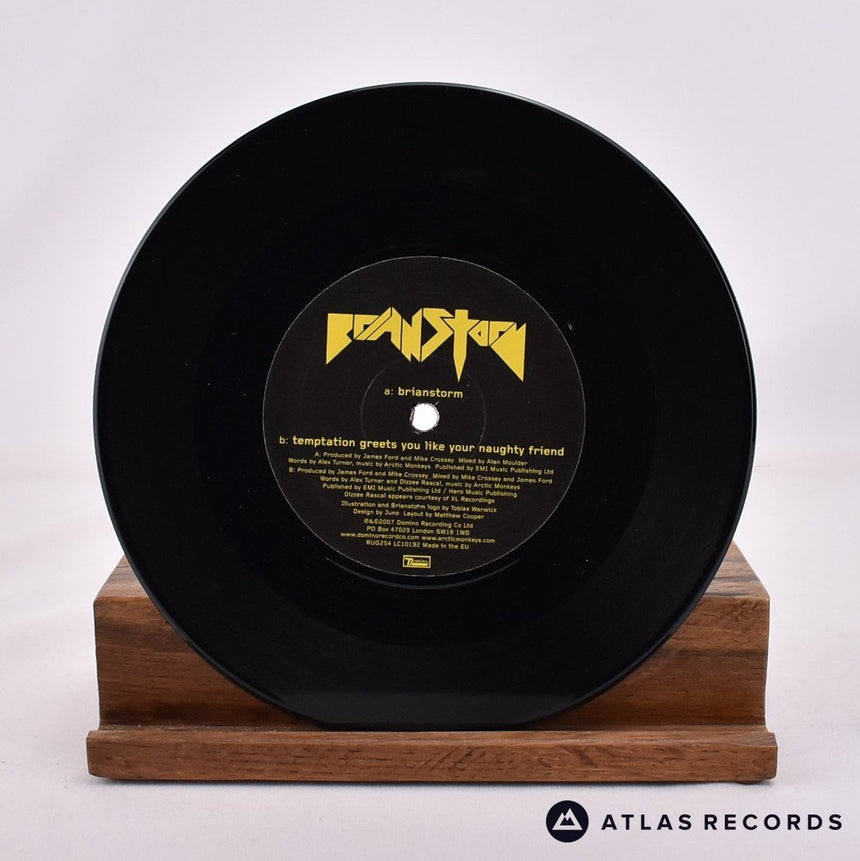 Arctic Monkeys - Brianstorm - Embossed Sleeve 7" Vinyl Record - EX/NM