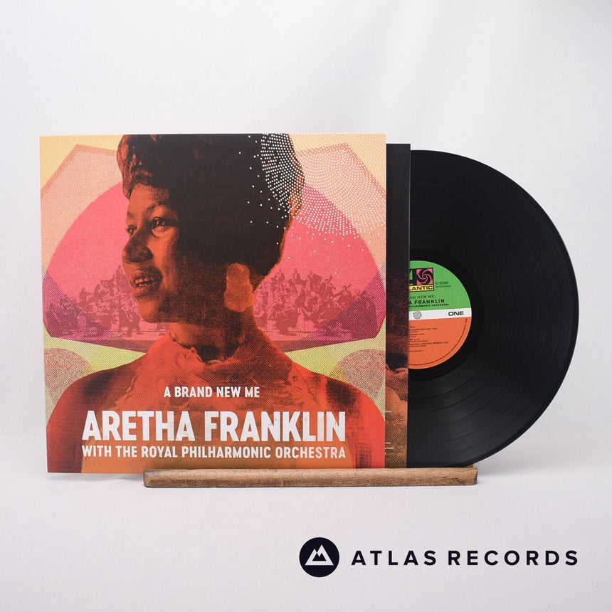 Aretha Franklin A Brand New Me LP Vinyl Record - Front Cover & Record