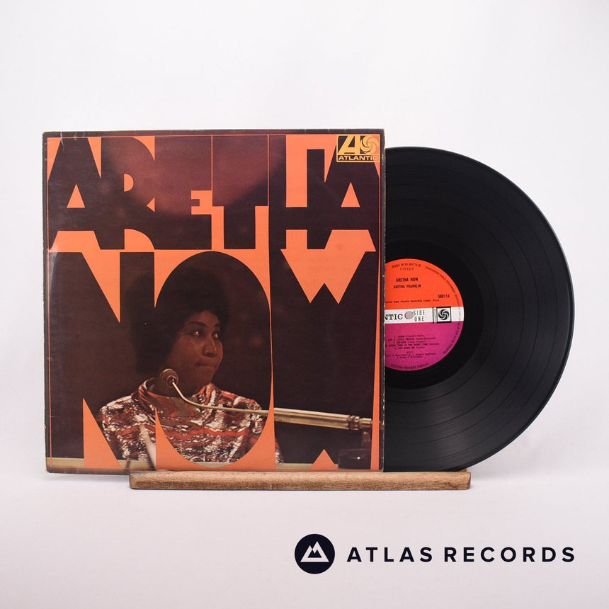 Aretha Franklin Aretha Now LP Vinyl Record - Front Cover & Record