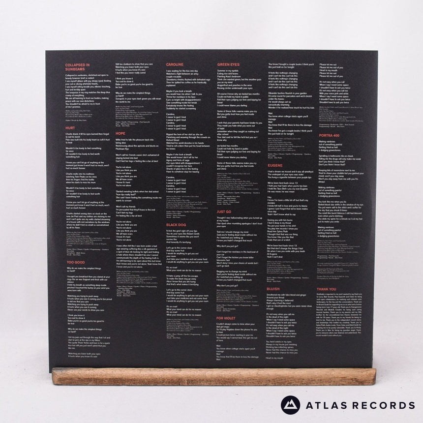 Arlo Parks - Collapsed In Sunbeams - Red A3 B3 LP Vinyl Record - NM/NM