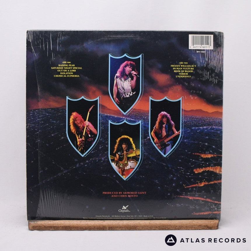 Armored Saint - Raising Fear - LP Vinyl Record - EX/EX