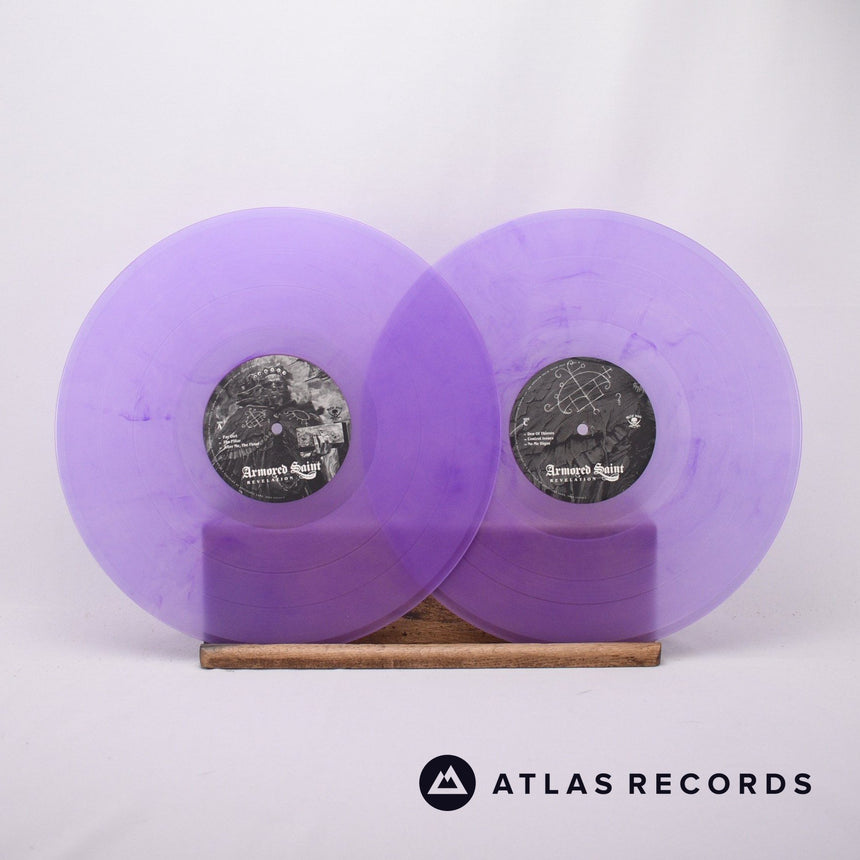 Armored Saint - Revelation - Clear Lilac Marbled 2 x LP Vinyl Record - EX/NM