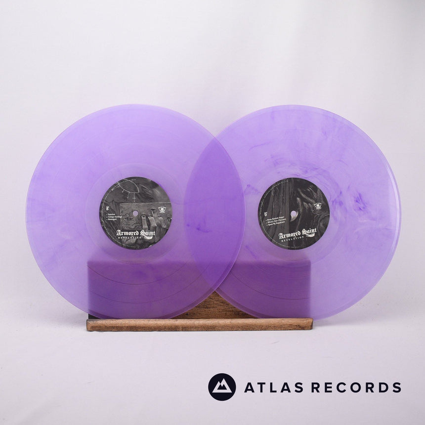 Armored Saint - Revelation - Clear Lilac Marbled 2 x LP Vinyl Record - EX/NM